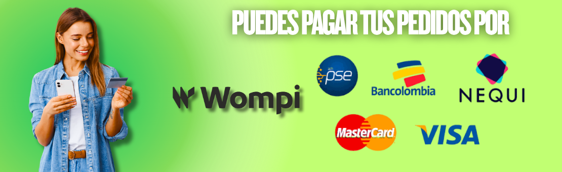 Paga tu pedidos con Wompi